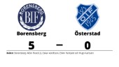 Borensberg vann enkelt hemma mot Österstad