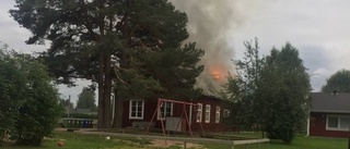 Sikforsskolan i brand