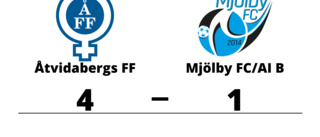 Segerraden förlängd för Åtvidabergs FF - besegrade Mjölby FC/AI B