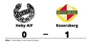 Heby AIF föll mot Rosersberg på hemmaplan