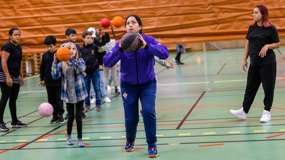 Lorena startade Bolidens första basketlag: 