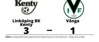 Segerraden förlängd för Linköping BK Kenty - besegrade Vånga