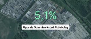 Fin marginal för Uppsala Gummiverkstad Aktiebolag - slår branschsnittet