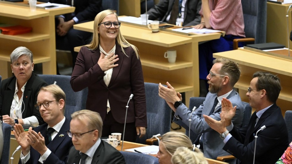 Julia Kronlid (SD) väljs till andre vice talman i riksdagen.
