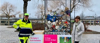 Katrineholmarnas slarviga vanor visas på Stortorget: "Vi har fått ihop mycket skräp"