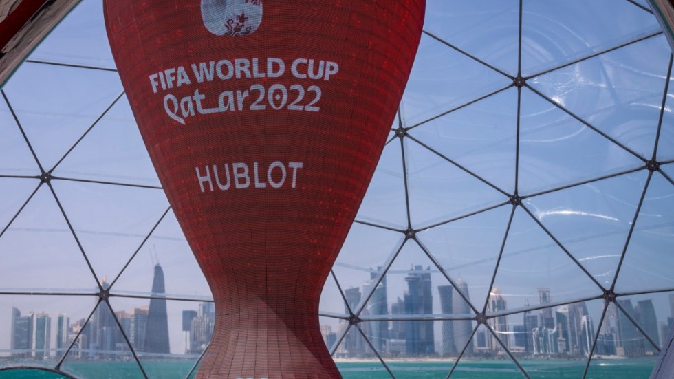 Herrarnas fotbolls-VM avgörs i Qatar. Arkivbild.