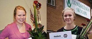 Elin och Lisa vann skrivartävlingen