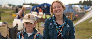 Knivstascouter på jamboree