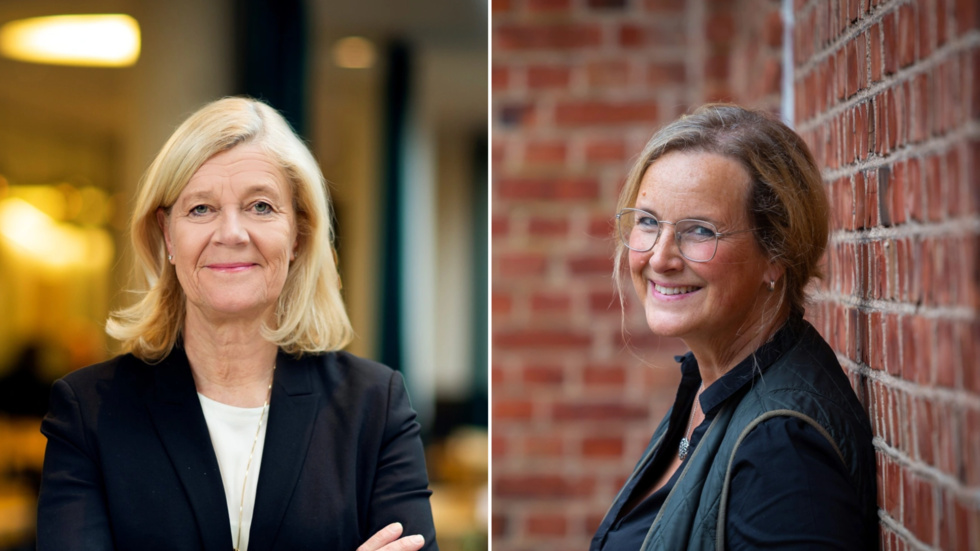 Lena-Liisa Tengblad, vd Gröna arbetsgivare och Annika Bergman, ordförande Gröna arbetsgivare.
