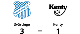 Svärtinge segrade mot Kenty på hemmaplan