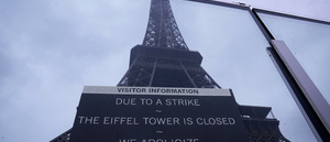 Strejk stänger turistmagneten