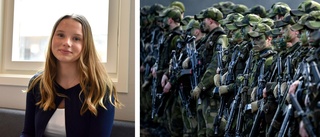 Matilda, 17, vill bli militär: "Läget har blivit allvarligare"
