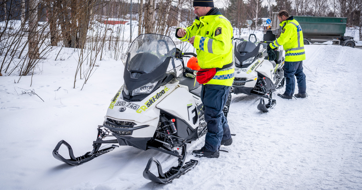 Här har polisen kontrollerat skotertrafiken