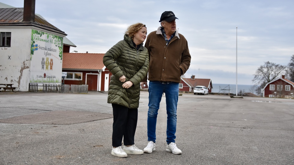 Karolina och Håkan Johansson vill sätta upp en obemannad livsmedelsbutik på planen utanför 31:ans glass och kök.