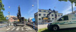 Slukhål på Stockholmsvägen – vägen stängs av i flera dagar