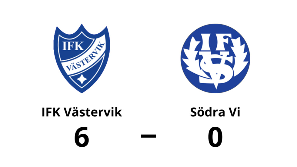 IFK Västervik vann mot Södra Vi IF