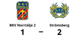 Strömsberg besegrade BKV Norrtälje 2 - avgjorde i andra halvlek