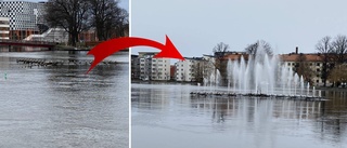 Förklaringen: Därför drunknade fontänen i ån