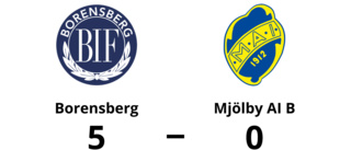 Borensberg tog klar seger mot Mjölby AI B