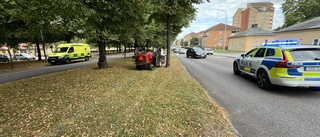 Elsparkcyklist blev påkörd av bil på Södra Promenaden