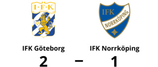 Förlust för IFK Norrköping mot IFK Göteborg med 1-2