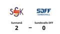 Efterlängtad seger för Sunnanå - steg åt rätt håll mot Sundsvalls DFF