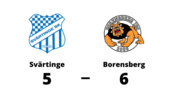 Borensberg segrade mot Svärtinge i förlängningen