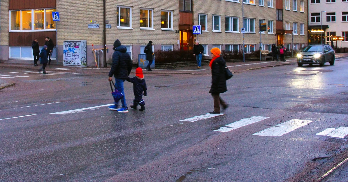 Övergångsställen vid Vaksala torg förvirrar
