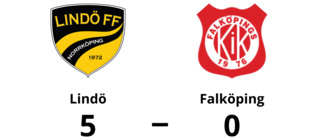 Storseger för Lindö - 5-0 mot Falköping