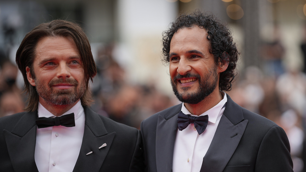Ali Abbasi, till höger, har retat upp Donald Trump med sin film om politikern på filmfestivalen i Cannes.