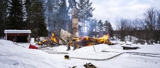 Totalbrand i Södra Bredåker – villa gick inte att rädda