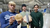 Oscar, Daniel och Simon gör knivställ av spillmaterial – gillar möjligheterna med UF: "Skillnad mot mattesalen"