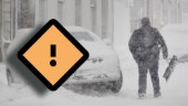 SMHI höjer varningsnivån • Kan komma 30 centimeter snö lokalt
