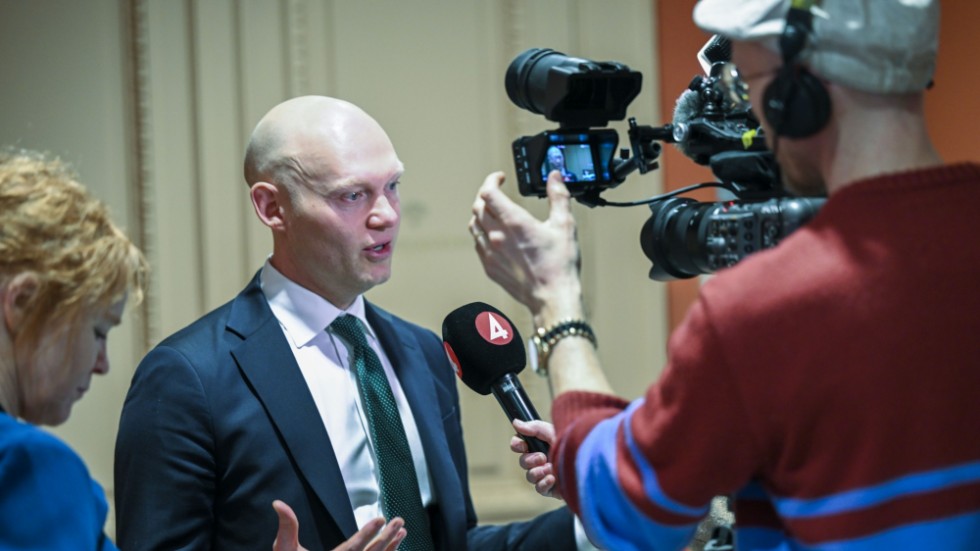 Finansmarknadsminister Niklas Wykman (M). Arkivbild.