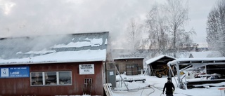 Snickeriet i Svartlå räddades från totalbrand