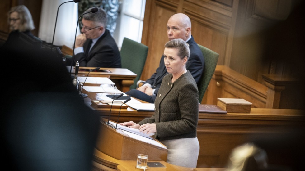 Danmarks statsminister Mette Frederiksen (S) höll under tisdagen sitt öppningstal i folketinget.