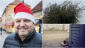 Julgranstjuv slog till i Visby • Möttes av tomma julgransfötter • ”Har inte hänt förut”