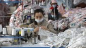 Kinas tillverkning ökade i januari