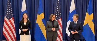 Sverige och Finland tackar Harris för USA-stöd
