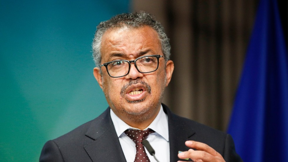 WHO:s generaldirektör Tedros Adhanom Ghebreyesus agerade utslagsröst i frågan om att klassificera appkoppor som internationellt hälsonödläge. Arkivbild.