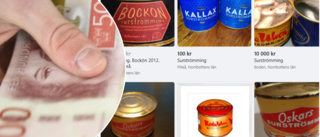 Hård marknad för surströmming på Facebook • Öppnade burkar säljs för 10 000 kronor
