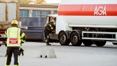 Tankbil läckte flytande kväve i västra Nyköping