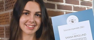 Sanna Berglund fick Solanderstipendiet: "Väldigt uppmuntrande och motiverande"
