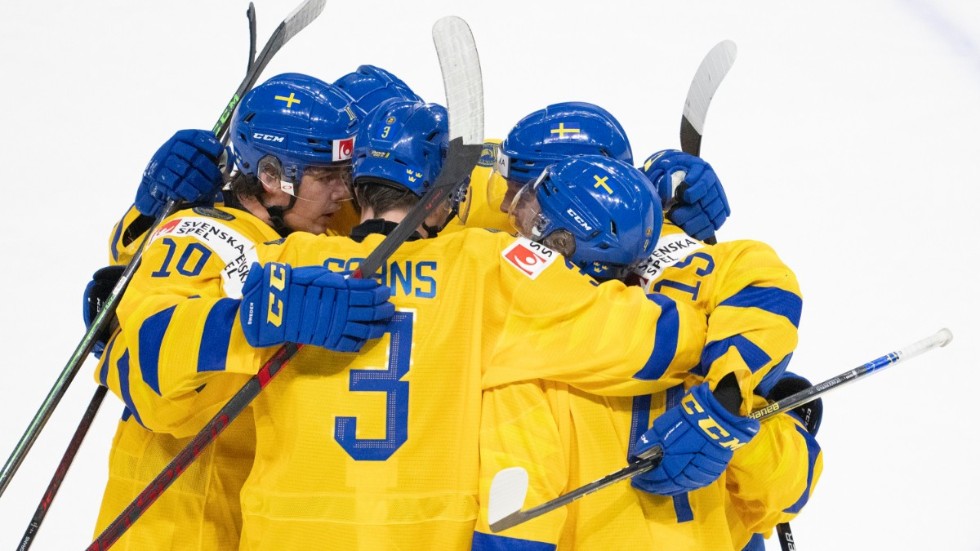 Slovakien vann skottstatistiken med 48–26, men de svenska Juniorkronorna vann matchen med 3–0. Arkivbild.