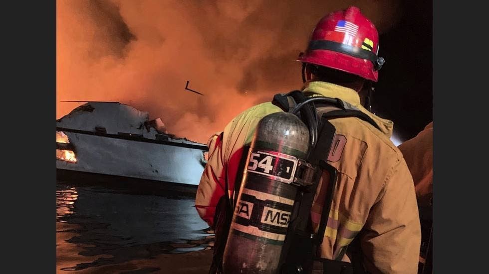 Branden i båten Conception bröt ut natten till måndagen lokal tid.