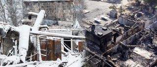Ruinerna av Vittraskolan kvar – sex månader efter branden: "Vill börja bygga så fort som möjligt"