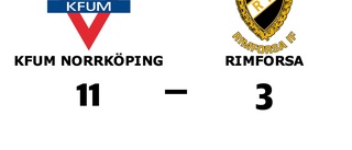 KFUM Norrköping vann toppmötet mot Rimforsa