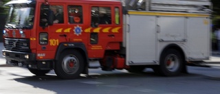 Personbil i brand i Malå