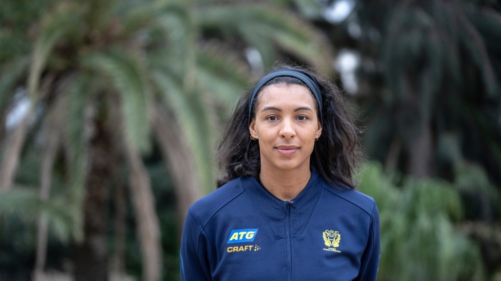 Jamina Roberts inför morgondagens match mot Norge vid handbolls-VM i Spanien.