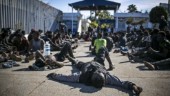 Migranter stormade gräns till Spanien